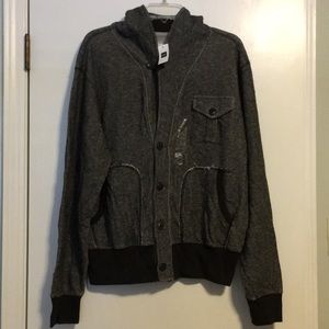 GAP Gray Button Down Coat